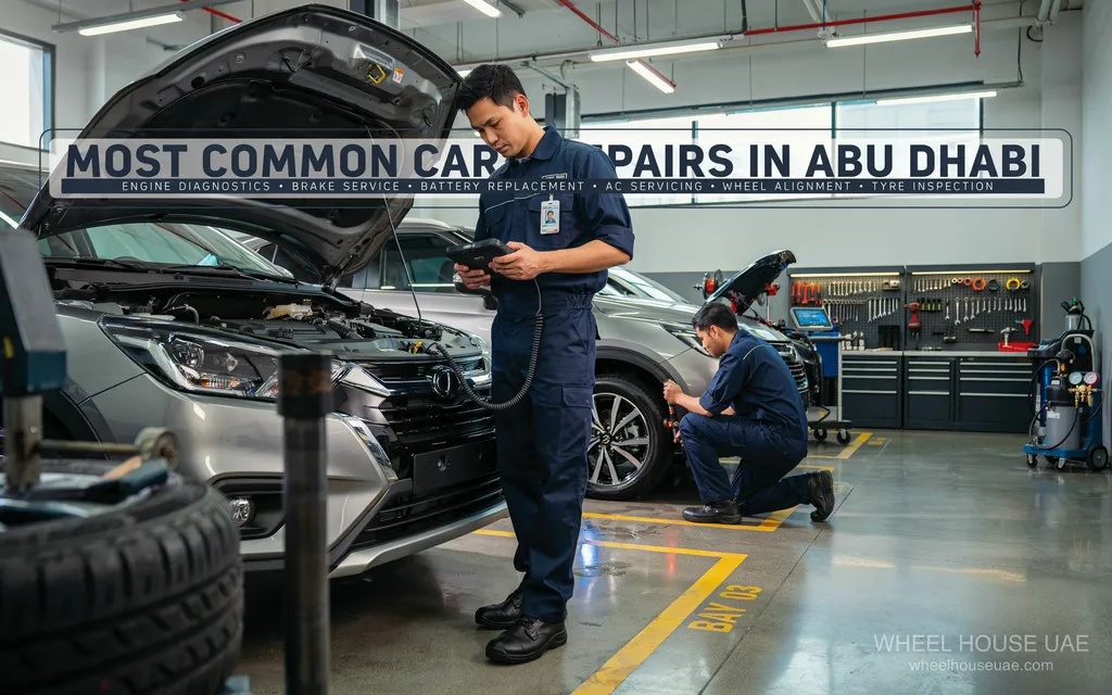 Read more about the article Most Common Car Repairs in Abu Dhabi